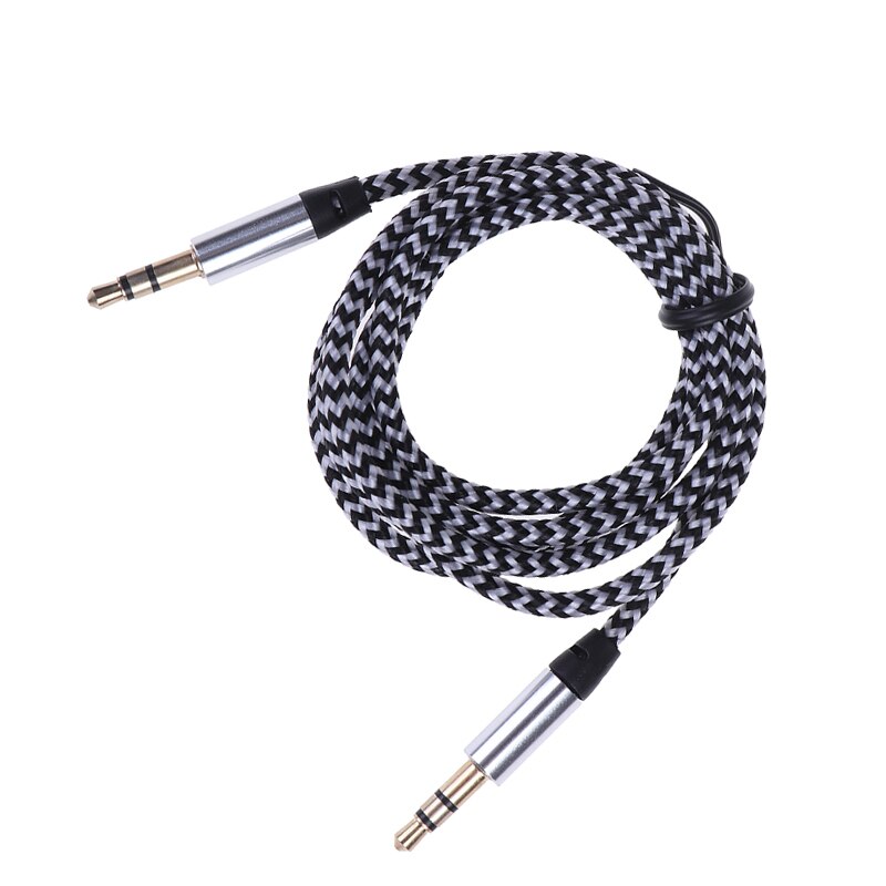 3.5mm Stereo Car Auxiliary Audio Cable 1M Male To Male for Smart Phone MP3 Tablet PC Aux 3.5mm Stereo Audio Cable