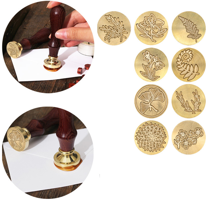 Stamp -stamp Stamp -craft Decoration Plants Of Wedding Wax Seal -seal Seal Seal Of Latvian Harvest Seal Of The Tree Of Life