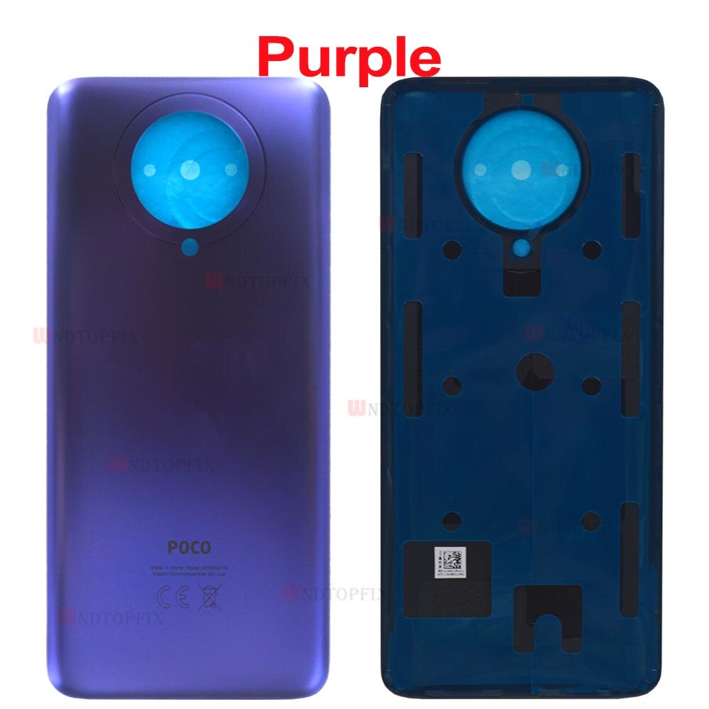 Voor Xiaomi Poco F2 Pro Batterij Cover Back Glass Rear Deur Behuizing Case Poco F2 Pro Terug Panel F2Pro Batterij cover Met Lijm