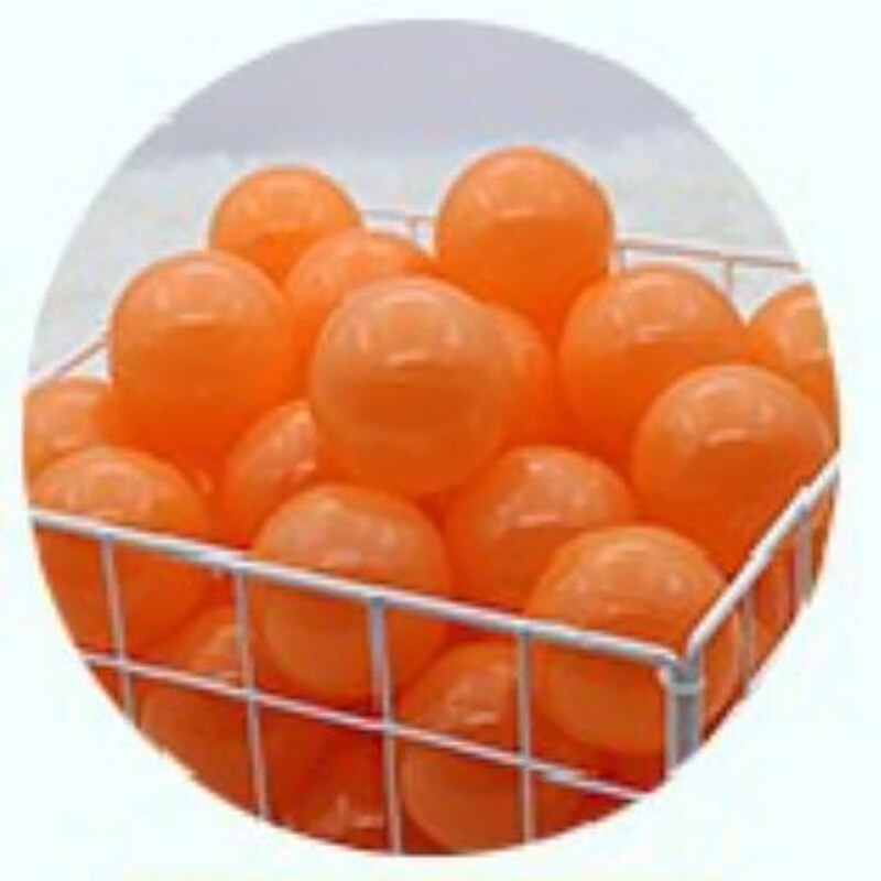 100pcs New Variopinta Palline di Plastica Giocattoli Soft Water Ocean Wave Palle per La Piscina Del Bambino Swim Pit Giocattoli Outdoor aria di Sport Regalo Palla: orange