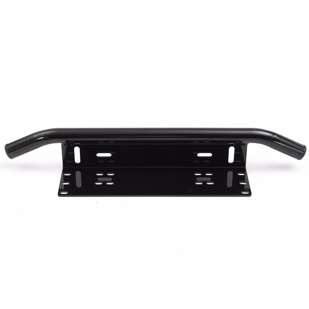 Universele Voorste Nummerplaat Beugel Bumper Frame Beugel Houder Bull Bar Stijl Voor Offroad Lichten Bar Led Suv Truck pick