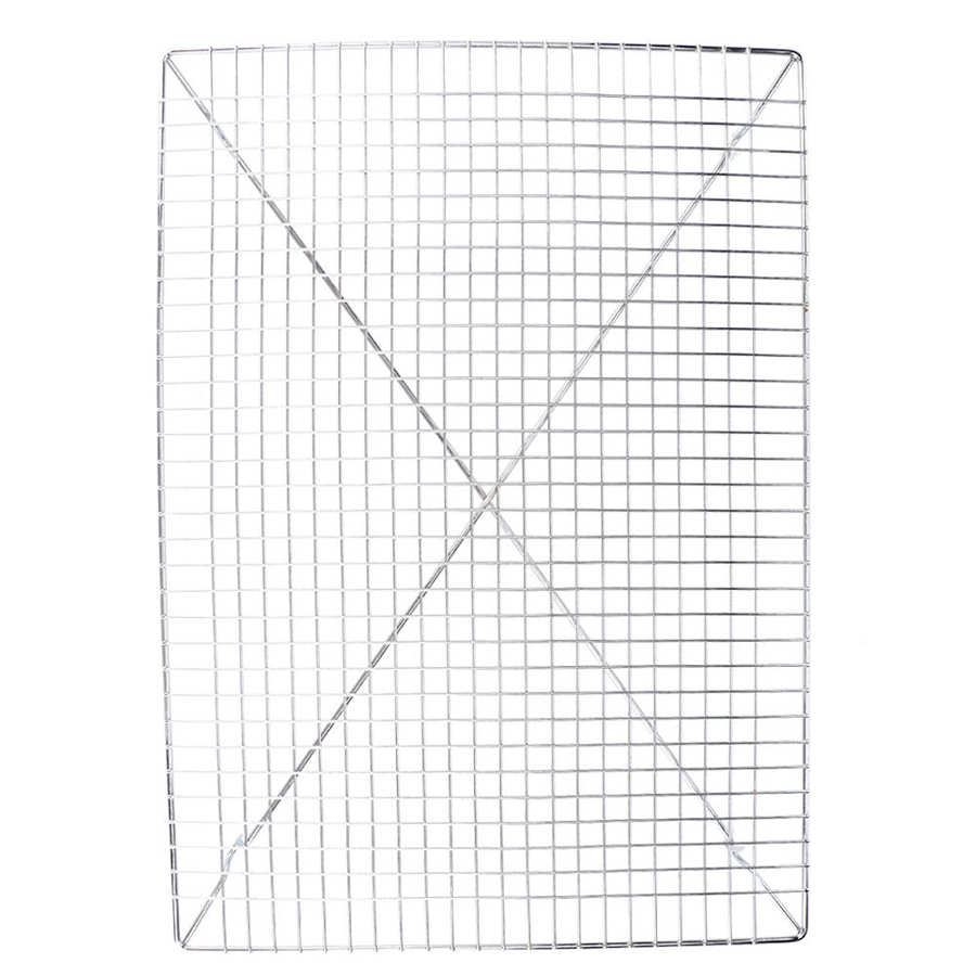 Soporte para enfriar pasteles antiadherente de acero inoxidable para hornear pasteles, panes, galletas, estante, utensilios de cocina 46x33x2,8 cm, herramientas para hornear