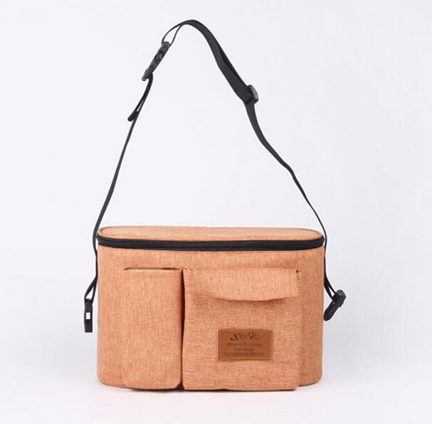 Updated Mother Expanded Bag Strollers Organizer Baby Basket Pushchair Diaper Nappies Bottle BAG: 5