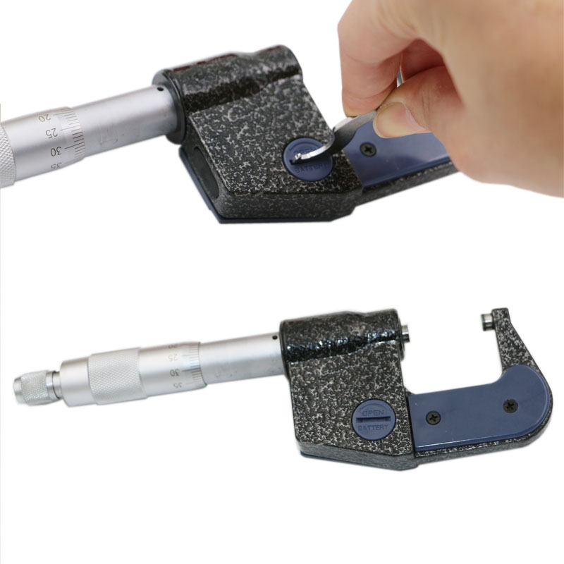 Digitale Micrometer 0-25 Mm 0.001 Mm Metric/Inch Elektronische Buiten Micrometro Carbide Tip