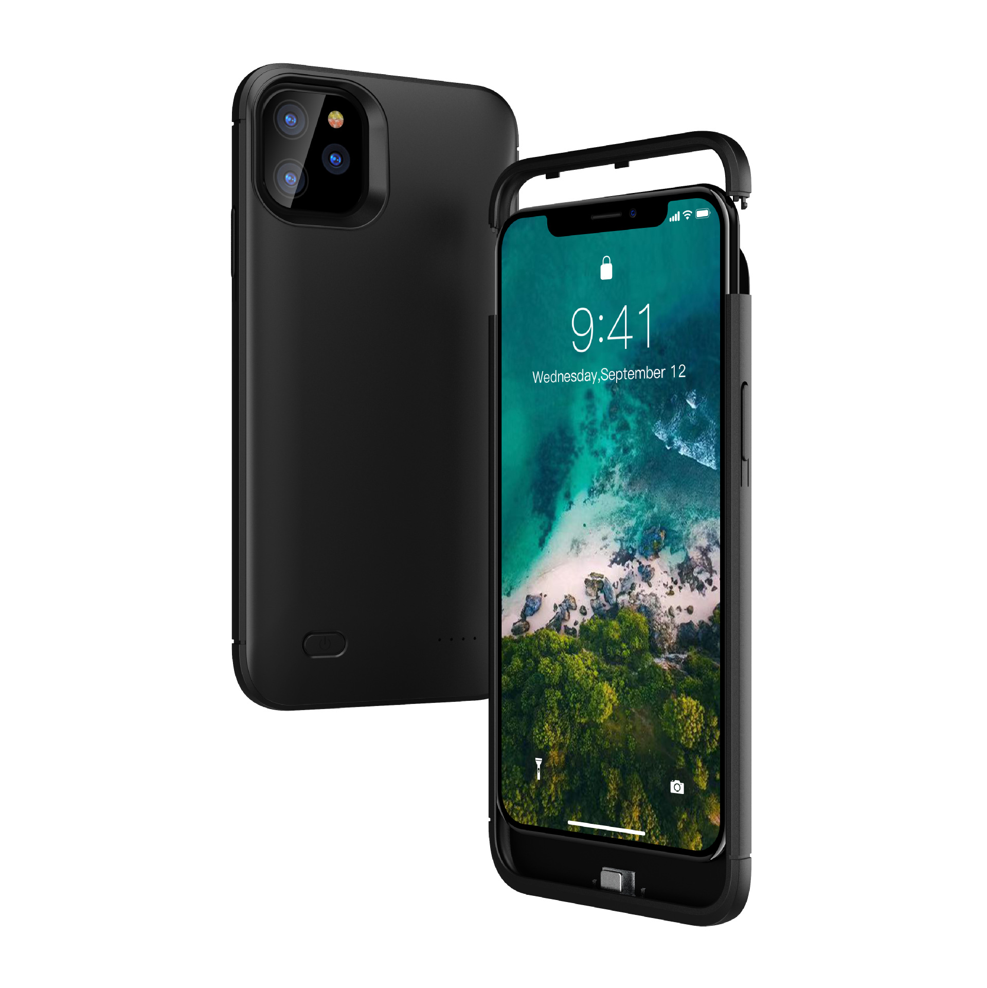 Batterij Oplader Voor Iphone 11 11 Pro Slim Externe Batterij Power Bank Opladen Cover Voor Iphone 11 Pro Max batterij Case