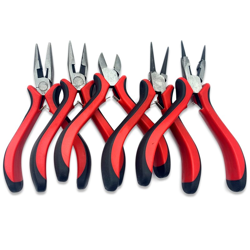Ferronickel Carbon-Gehärtetem Stahl Runde Nase Ende Schneiden Schmuck Zangen Werkzeug DIY Ausrüstung Zangen Fit Handwerk Beadwork Reparatur