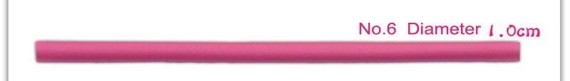 10pcs Magic Hair Curlers Rollers Soft Foam Bendy Hair Rollers DIY Hair Styling Rollers Sponge Hair Curling: random color 1.0cm