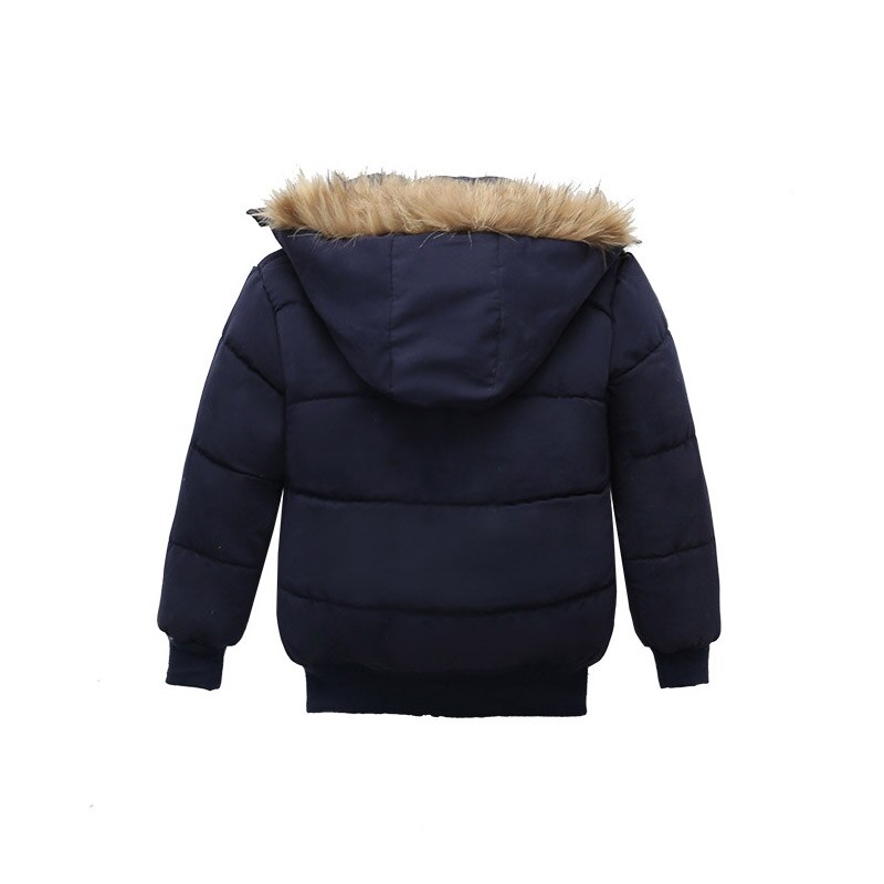 Herfst Winter Mode Jongens Dikke Warme Bovenkleding Jassen Kids Hooded Jas Kinderen Katoenen Jas Kinderen Jas Baby Jongens Kleding