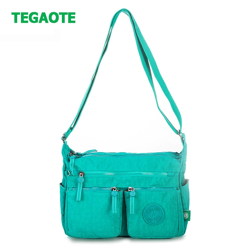 TEGAOTE Messenger Tas Toevallige Multi Ritsvak Vrouwen Kleine Schoudertas Crossbody Tas Dames Satchel Handtas Gsm Pouch