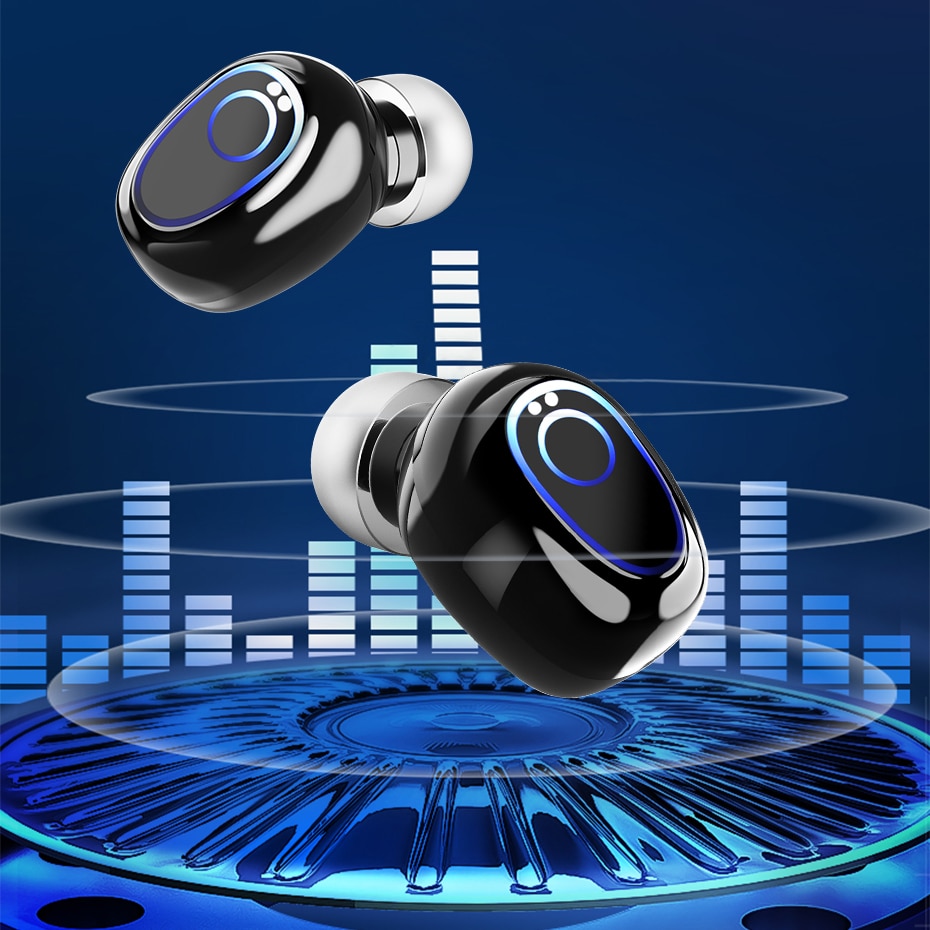 TWS Drahtlose Bluetooth 5,1 Kopfhörer 10000mAh Ladung Kasten Drahtlose Kopfhörer HiFi 9D Stereo Sport Wasserdichte Ohrhörer Kopfhörer