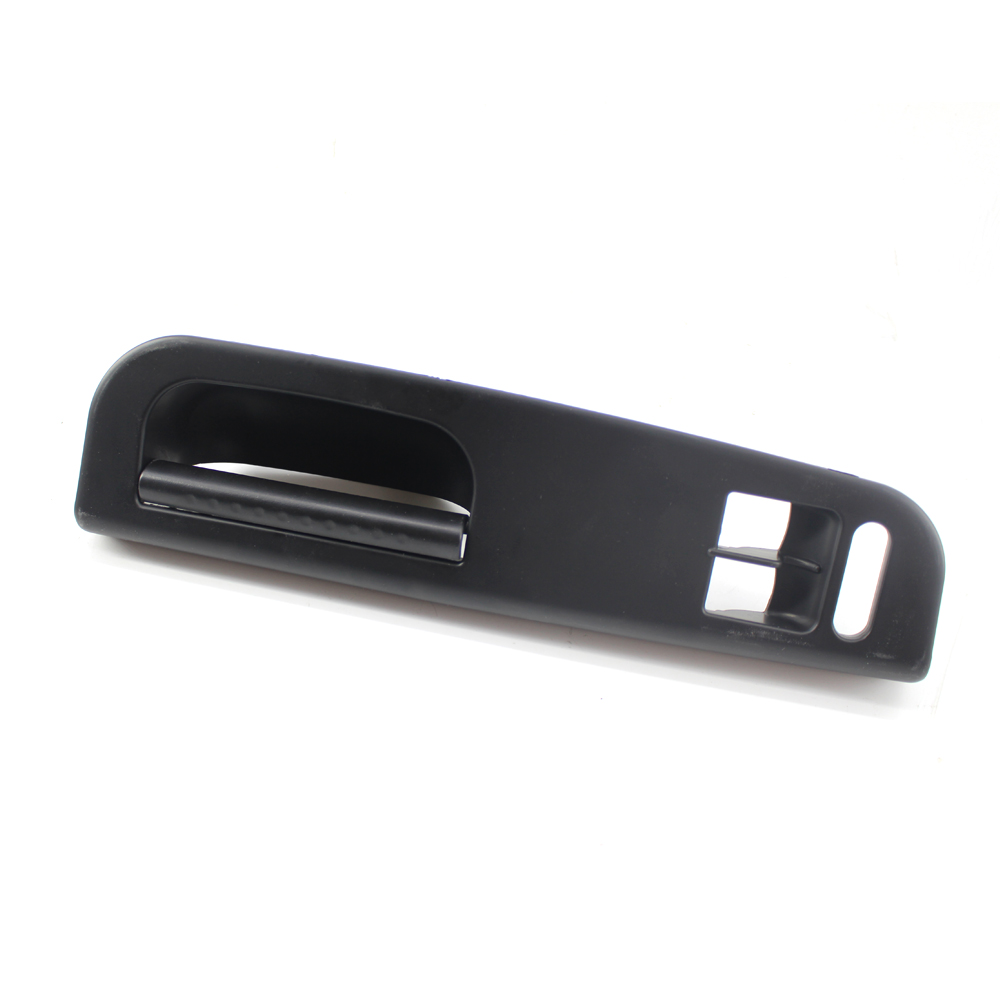Panel frontal izquierdo para coche, Panel de Control de ventanilla eléctrica, bisel embellecedor de potencia con barra lateral para Golf 4 Passat 1998-2005, 2 puertas, negro/gris