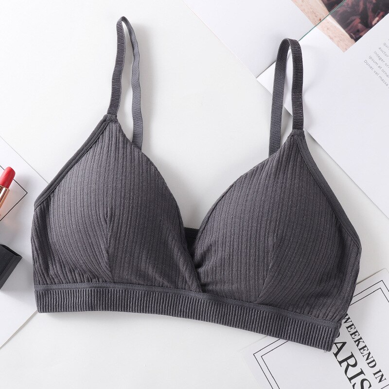 Vrouwen Sexy Gewatteerde Lingerie Tube Tops Diepe V Bralette Ondergoed Comfort Verpakt Borst: DH