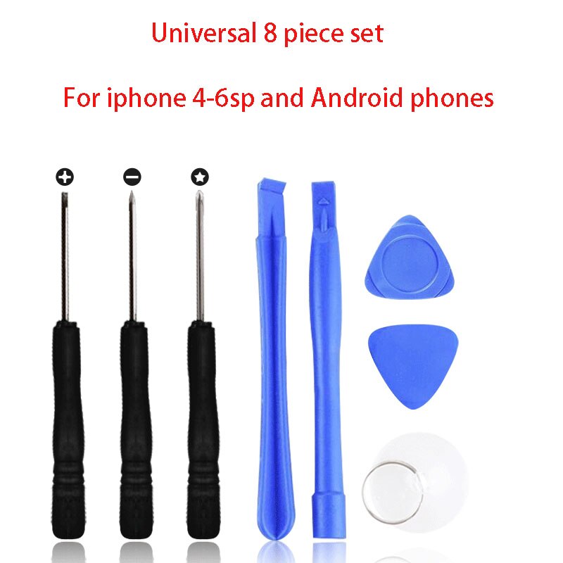Professionele 11 In 1 Mobiele Telefoons Opening Pry Reparatie Tool Kits Smartphone Schroevendraaiers Tool Set Voor Iphone Voor Samsung Voor huawei: 8 in 1