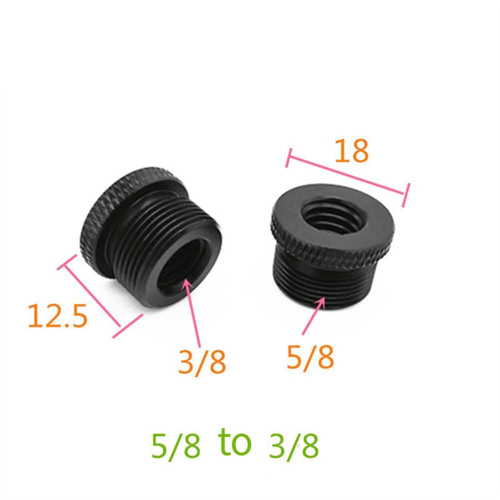 BGNing SLR Cameras 3/8" Inch 1/4 M10 Female to M4 3/8 1/4" Male Adapter Screws Nut Mount Tripod Light Flash Shoe Accessories: 2 pieces Type H