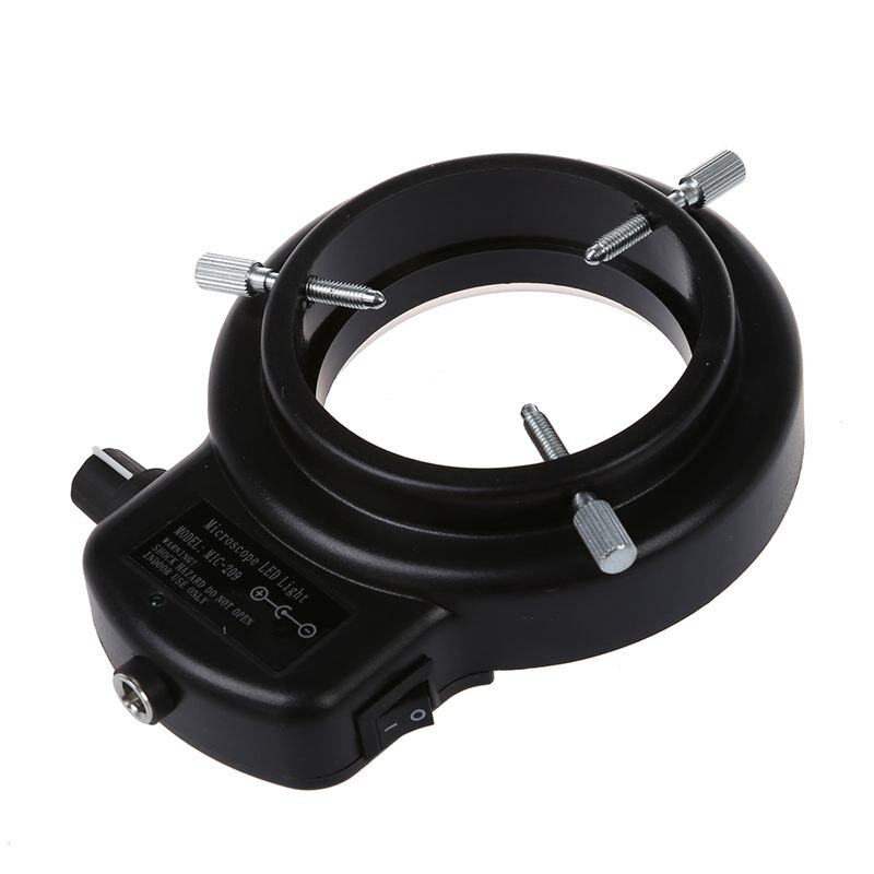 Lampe Annulaire 144LED Anneau Lumineux Akozon 144 LED - Pour Microscope, Réglable 0-100% | Diamètre 64 Mm, 18000 Lux éclairage 18000LUX Stéréo