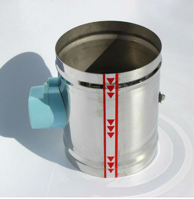 150MM Stainless steel air valve seal type, 220VAC Air damper air tight type, 6" ventilation pipe valve