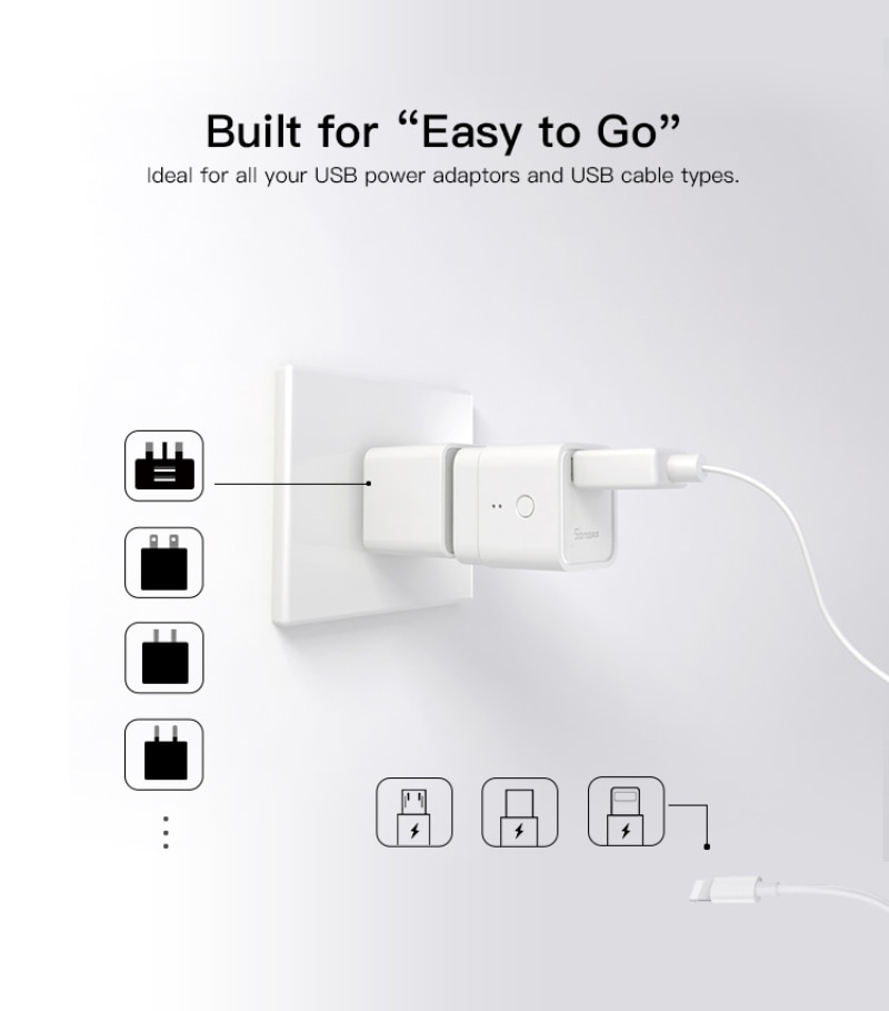 10/1Pcs SONOFF Mirco USB 5V Wireless USB Smart Adaptor Make USB Devices Smart via eWeLink APP Remote Control Alexa Google Home