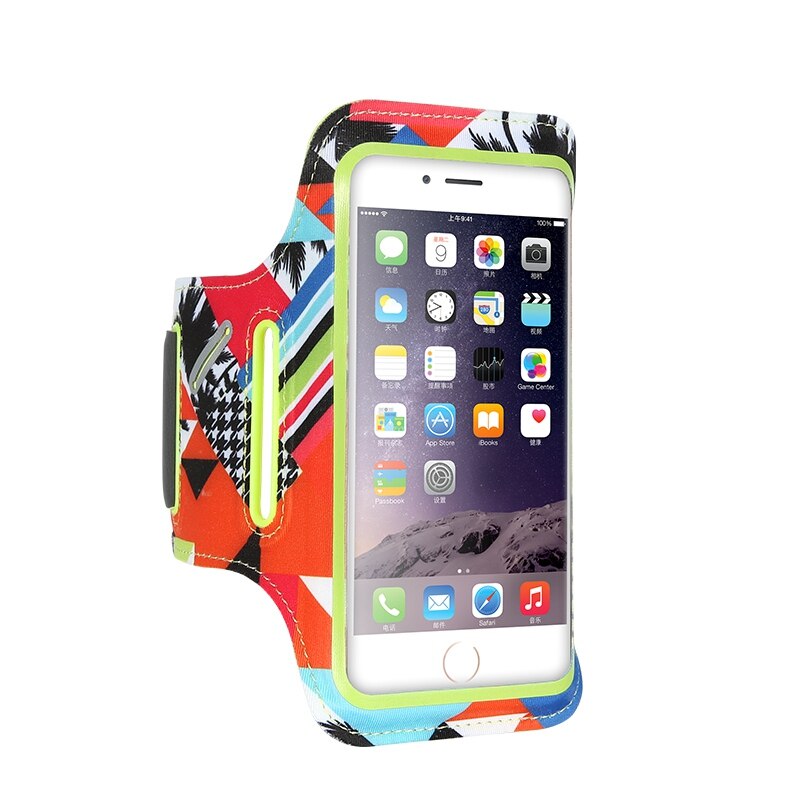 FLOVEME Sport Arm Band For iPhone X 8 7 Plus Running Phone Bag Case For Samsung S8 S9 Huawei Xiaomi Phone Cases For Sport Cover: 4.7 inch / Green