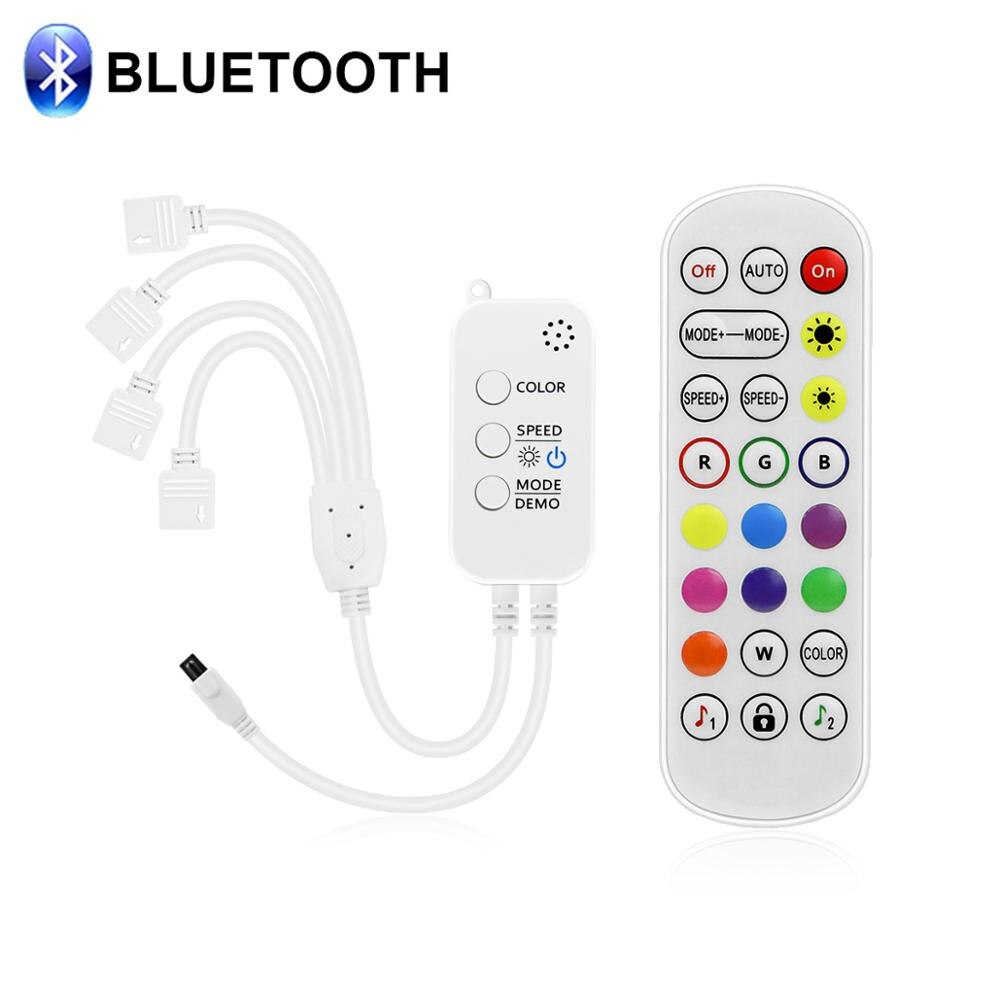 Led Controller Rgb Bluetooth Smart Home Dimmer 5V 12V Stem En Muziek Sync Led Strip Verlichting Voor slaapkamer Smart Lamp Dimmer