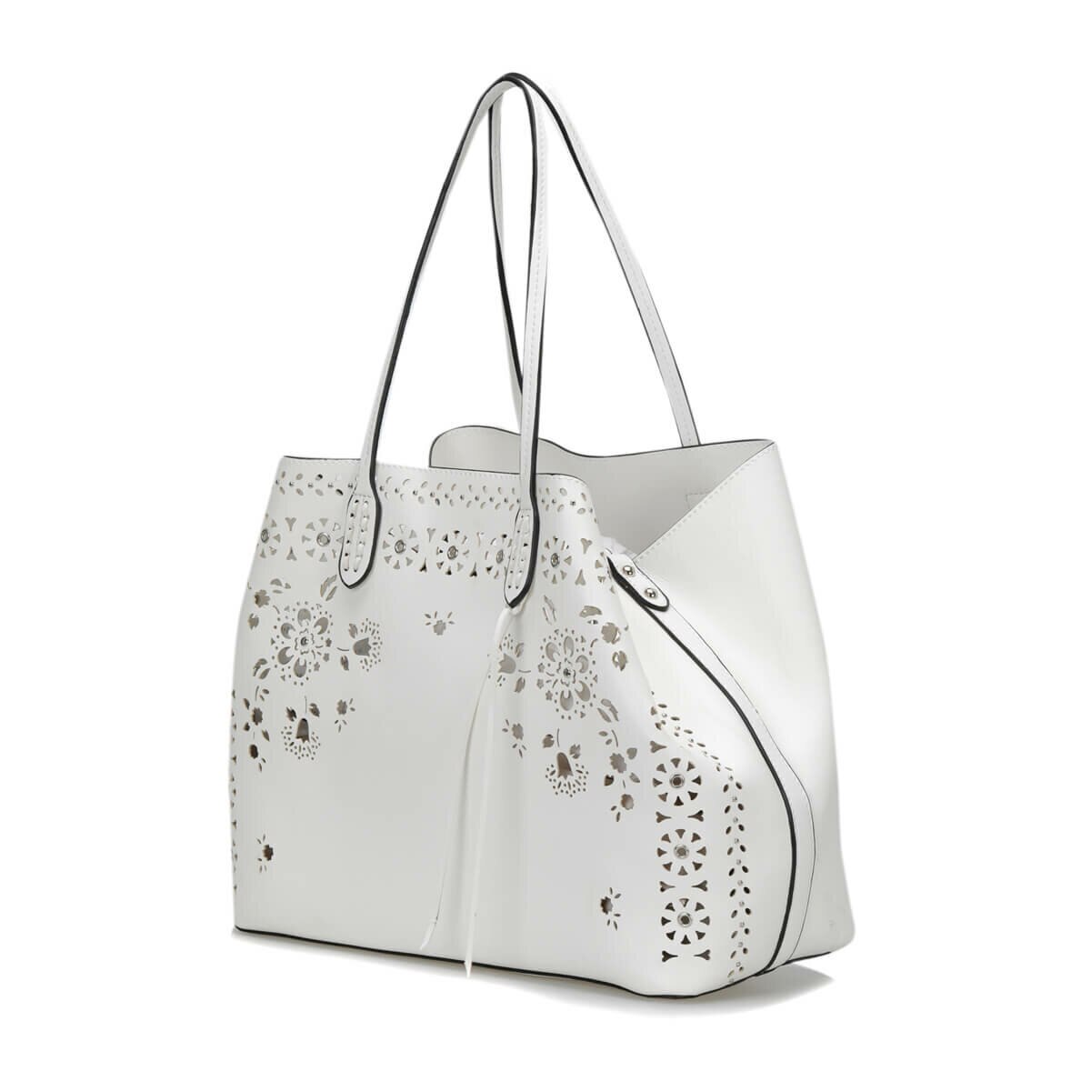 FLO WERT1007 Weiß Frauen Schulter Tasche BUTIGO
