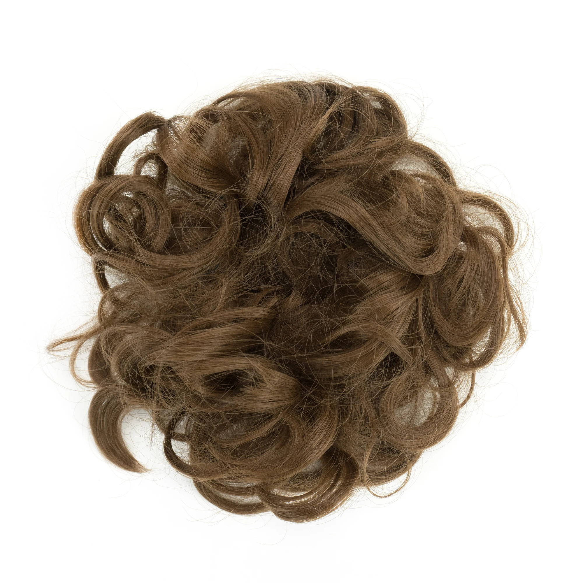 Syntetiskt rufsigt hårband vinrött uppsatt hårband flexibla scrunchies lockiga löshår chignon hårband scrunchie: #31