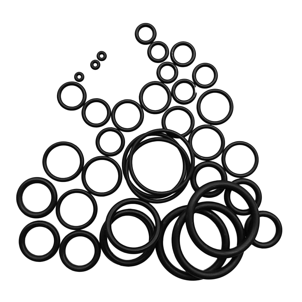 Bulk 36 dykking o ring kit, gummi o ring tetningsvasker reservedeler for dykketank, slange bcd utstyr dykking o ringer