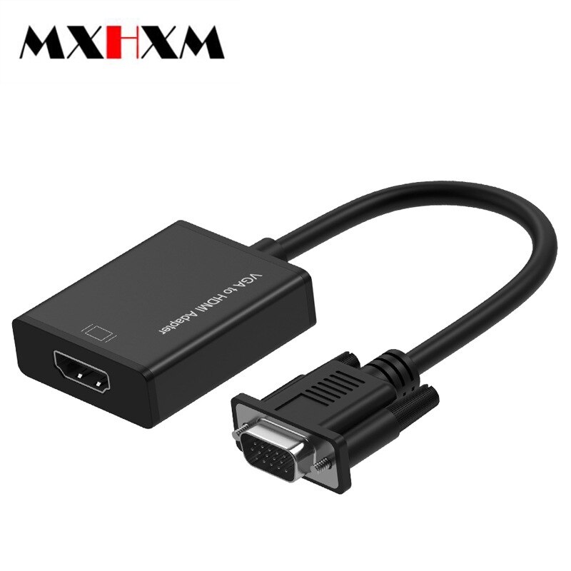MXHXM VGA to HDMI Converter Computer Monitor to TV VGA to HDMI with Audio