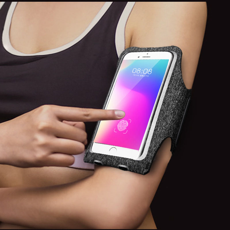 Funda de teléfono deportiva para correr en la mano soporte de móvil Brassard muñequera para iPhone 11 Pro XS XR 8 7 Plus funda de teléfono para correr