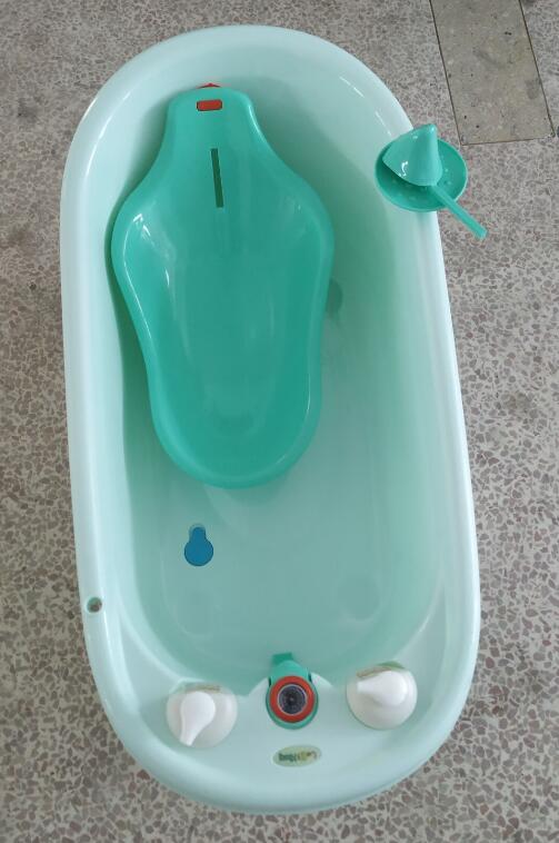 popular plastic multifunction baby bathtub/infant bathtub/kids bathtub: Green