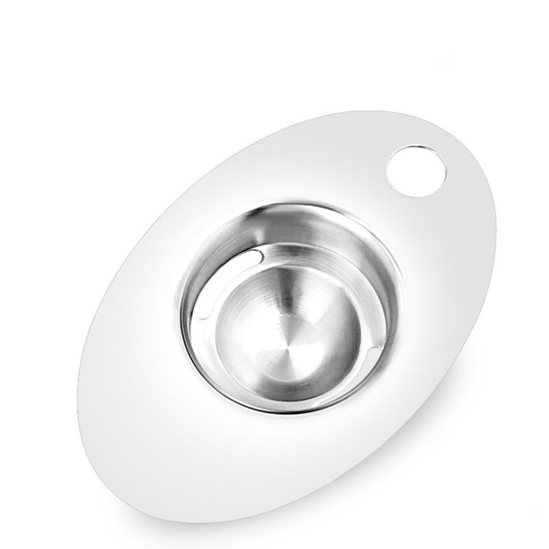 Outil de séparation de blanc d'œuf en acier inoxydable, filtre de jaune d'œuf, petits accessoires, accessoires de cuisine, entonnoir de séparation, séparateur d'œufs: Default Title