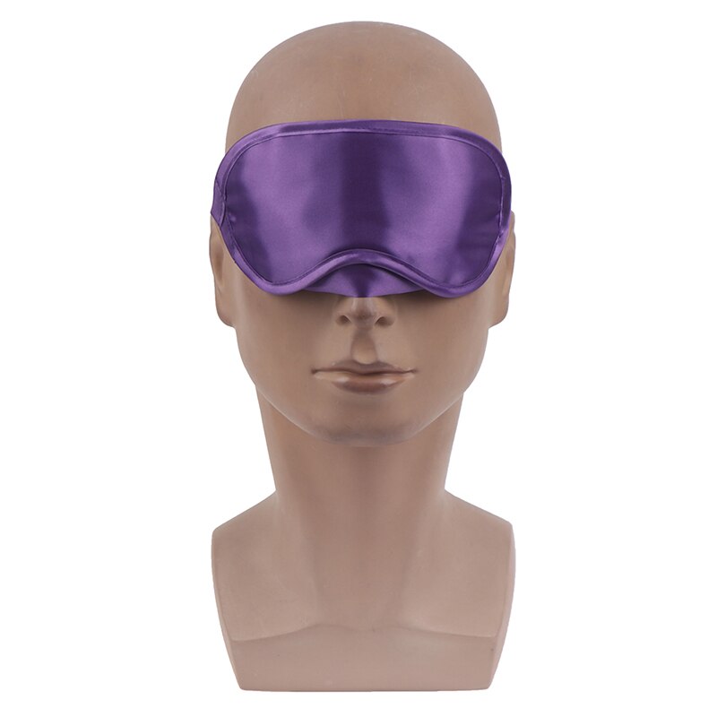 Antifaz para dormir de seda de viaje y con los ojos vendados, suave, con correa elástica, para dormir por la noche, 1 Uds.