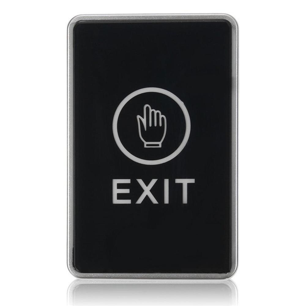 Push Touch Sensor Exit Button Security Access Control System Door Exit Release Button With LED Indicator Light For Home Office
