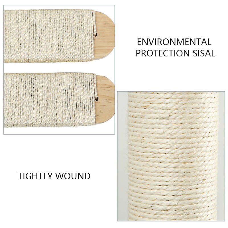 Pine DIY cat climbing frame cat wall hanging scratch column cat hammock staircase room cat toy