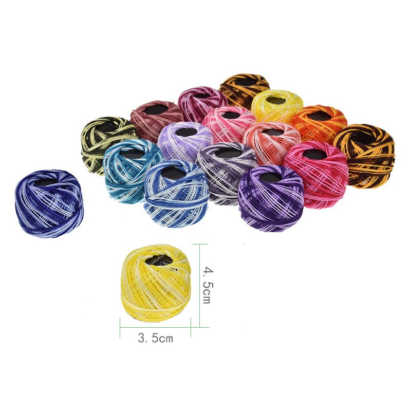 Mix Color 16pcs/Set Sewing Thread Hand Quilting Embroidery Cross Stitch Thread DIY Home Sewing Tool Accessories Supplies