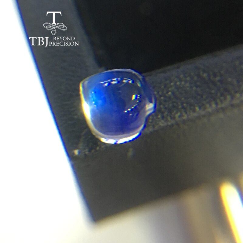 Tbj, índia natural boa qualidade azul fogo moonstone forma do coração 6mm 1.25ct por peça para jóias diy