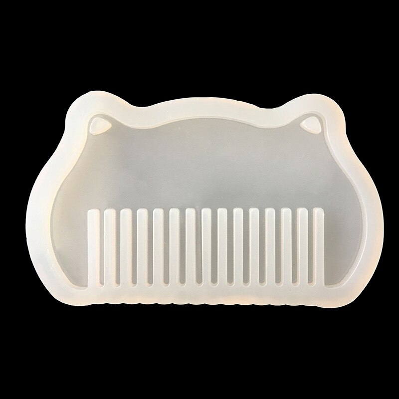 3d transparente uv-harz-silikonformen für kammformen, epoxidharzformen für diy-schmuckherstellung, werkzeuge, harzformen, silikon, weihnachten: B