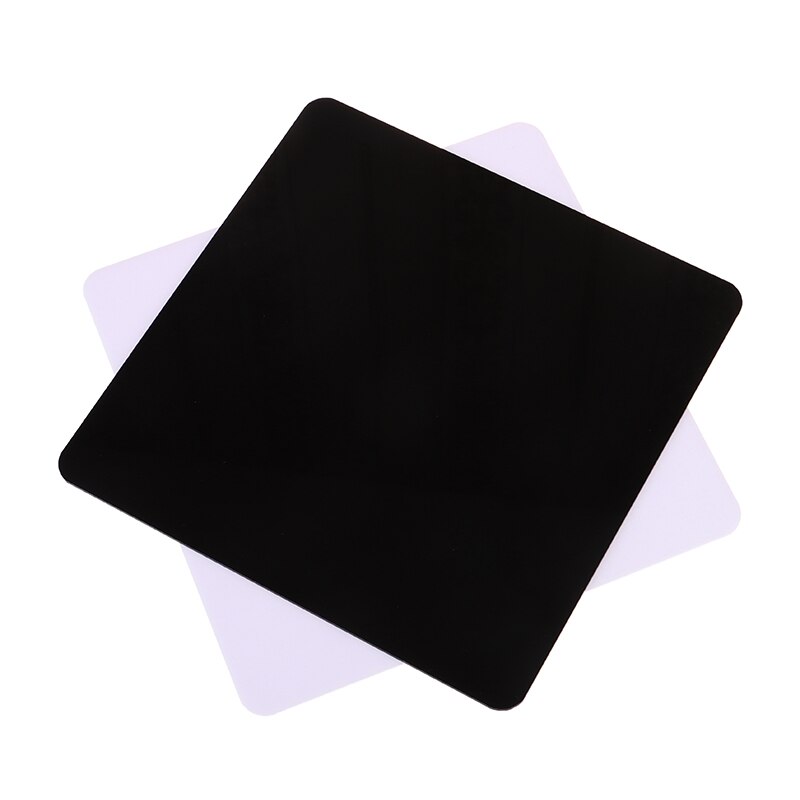 1Pc Fotografische Reflexion Acryl Bord Hintergrund Studio Zubehör 20/30/40CM Schwarz/Weiß
