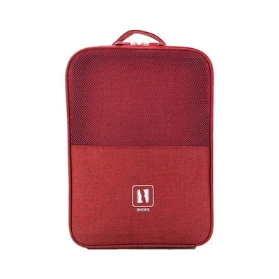 Portable Travel Shoe Bag Slippers Sorting Bag Wardrobe Organizers Multifunction Travel Accessories Shoe Organizer Storage Bag: Beige