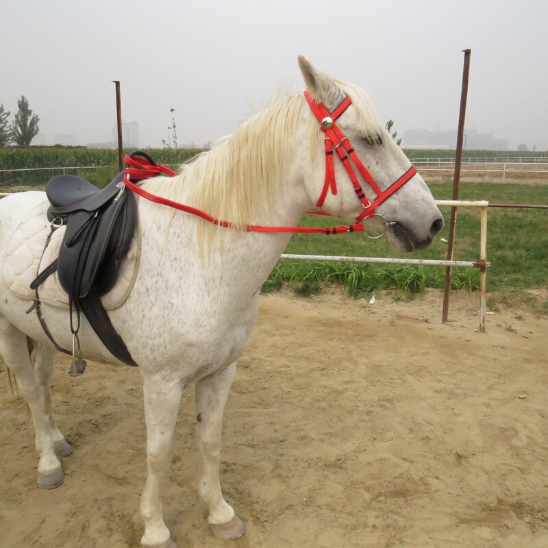 Water Paard Paardensport hoofdstel rein vork PVC water paard hoofdstel reins Le roestvrij staal anker
