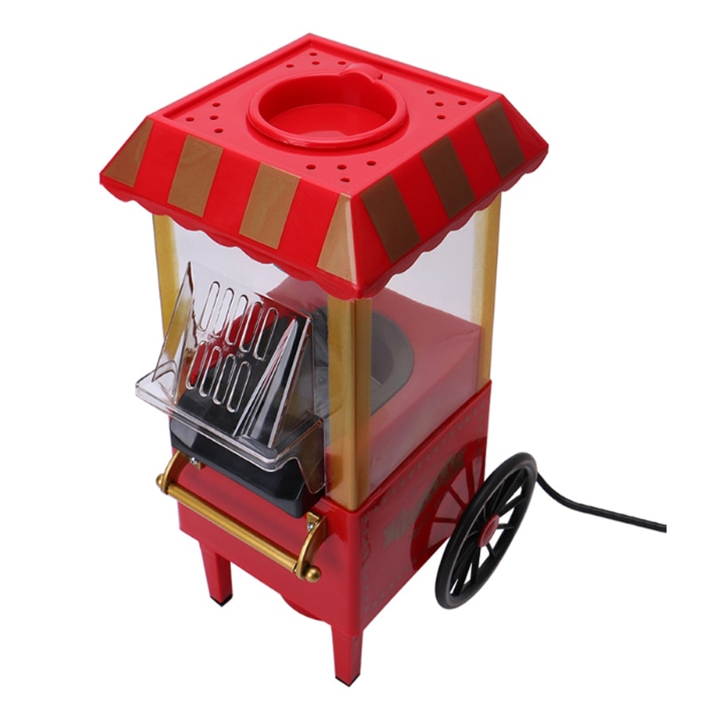 220V Useful Vintage Retro Electric Popcorn Popper Machine Home Party Tool, Eu Plug: Default Title