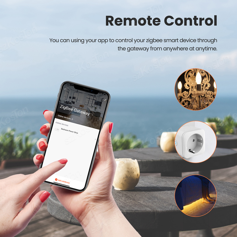 Dla Homekit Tuya Zigbee 3.0 Gateway Hub Smart Home Bridge Smart Life APP Bezprzewodowe zdalne sterowanie głosem Współpracuje z Alexa Google