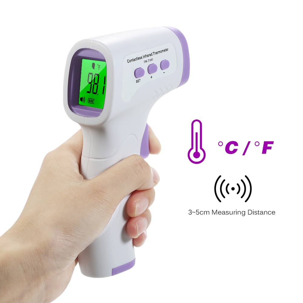 Non-contact Infrared Thermometer Baby Adult Infrared Temperature Meter Digital Temperature Gun LCD Display Thermometer termometr