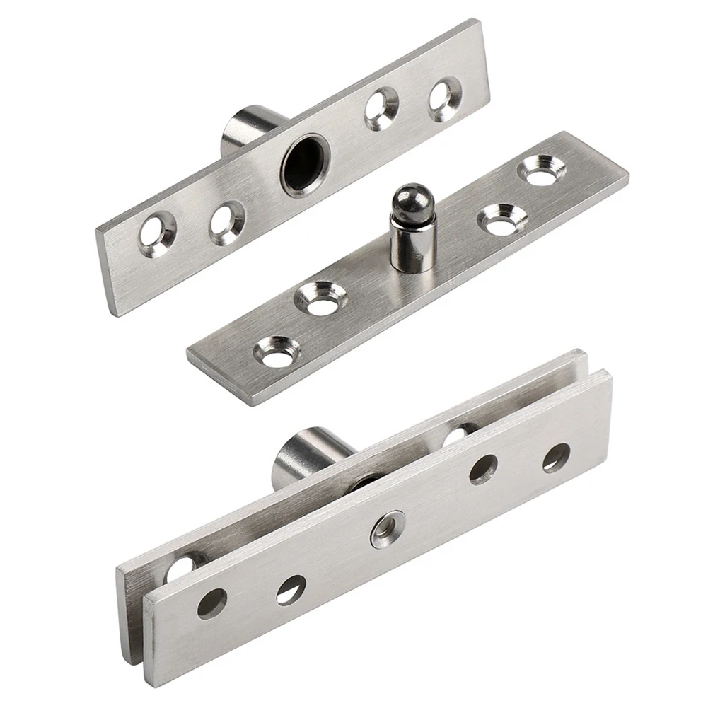 360° Rotation Heavy Duty Door Pivot Hinge Stainless Steel Concealed Revolving Door Hinge Funiture Hardware