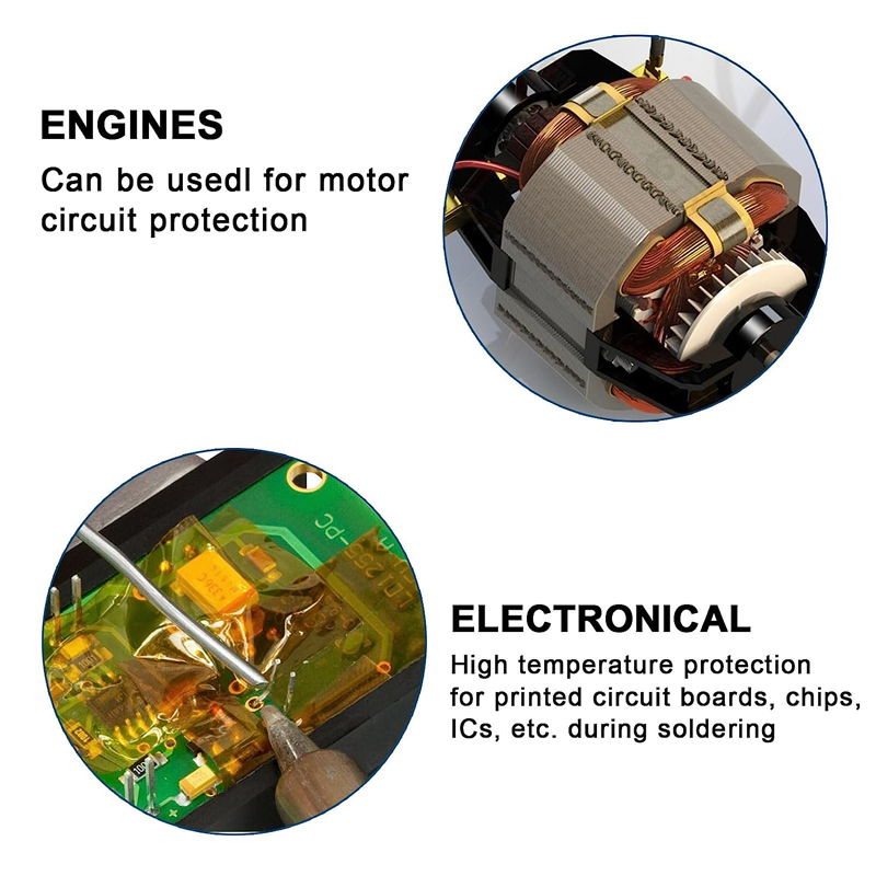 1 pz larghezza 3-200mm calore BGA isolamento termico poliimmide isolante nastro adesivo ad alta temperatura scheda di stampa 3D proteggere