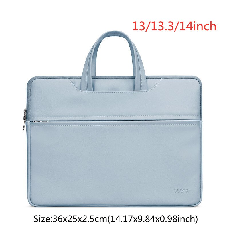 Przenośny Laptop teczki podróż służbowa niezbędny komputer Organizer do dokumentów torebka duża pojemność przechowywania akcesoria do torebek: Blue M