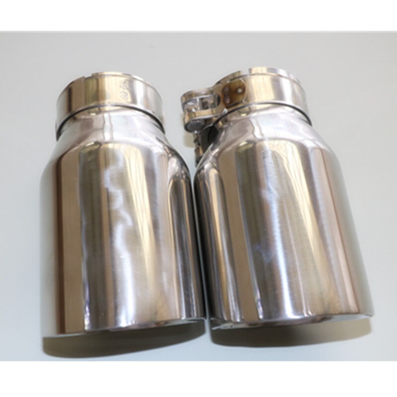 High:Inlet 63mm to Outlet 89mm stainless steel universal Exhaust Tip, Escape car exhaust tip 1 piece
