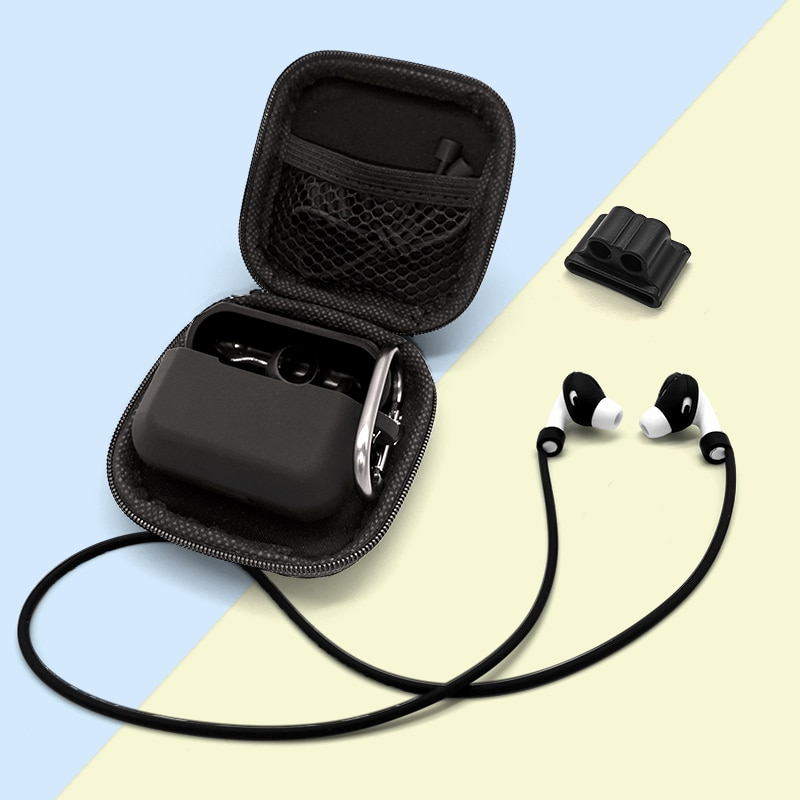 Funda gruesa 6 en 1 para auriculares Airpods Pro, conjunto de almacenamiento para auriculares Bluetooth, cubierta protectora para Digital, producto de almacenamiento ALLK