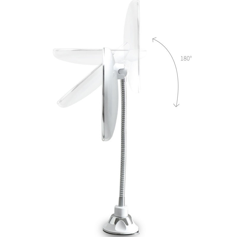 LED Flexible Makeup Mirror 5X 10X Bathroom Wall Hanging Folding Gooseneck Magnifying Mirror Table Stand 360 Rotation Mirrors