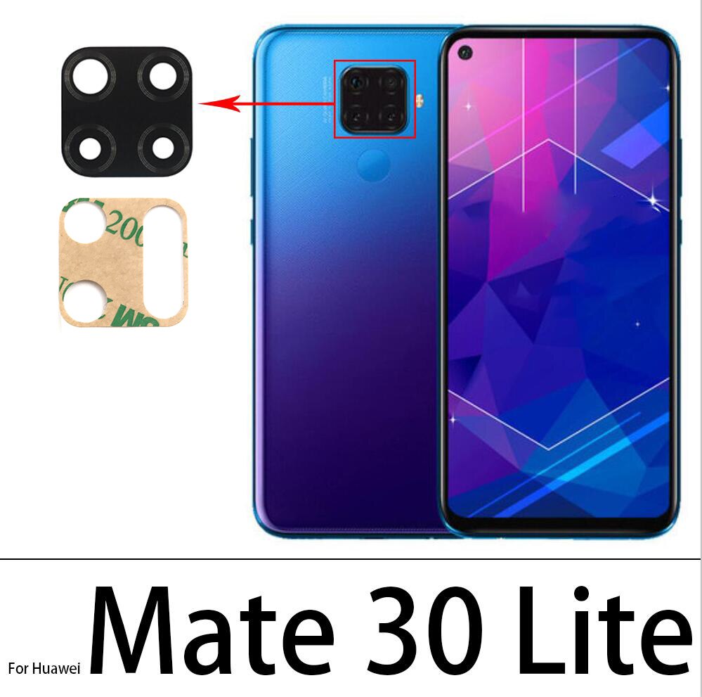 2pcs/lot Rear Camera Glass Lens Cover With Sticker Glue For Huawei Mate 30 10 20 P7 P20 P30 lite Pro: Mate 30 Lite