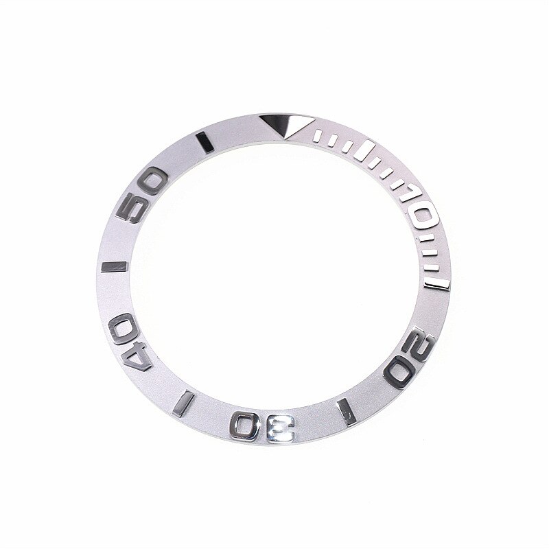 38mm zegarek ceramiczny Bezel wkładka robić 40mm mężczyzna zegarek twarz wewnętrzna średnica 30.7mm zegarki Bezel zegarek wymiana obudowy akcesoria: srebro